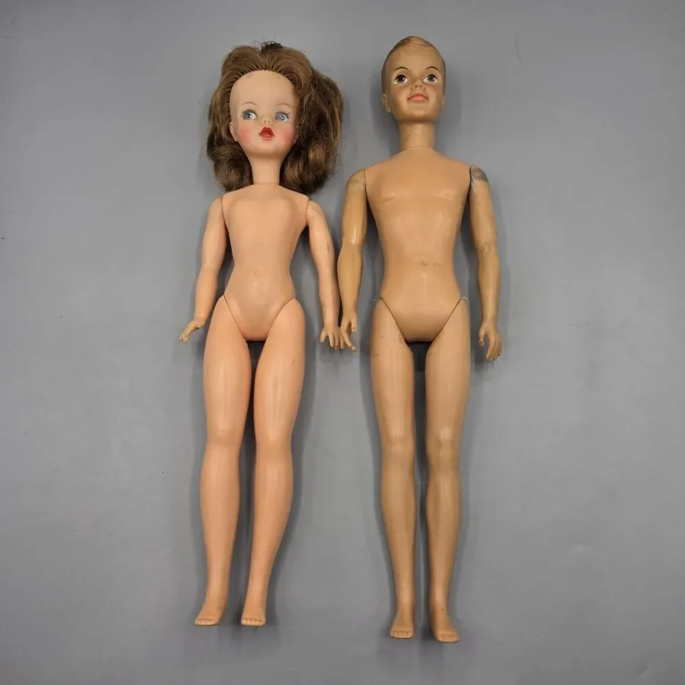 Vintage Ideal Tammy Doll and Ted Lot 1960s Fashion Dolls Groom READ